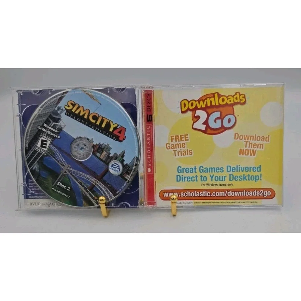 SimCity 4 Deluxe Edition Incl. Sim City 4: Rush Hour Expansion PC CD ROM 2 Discs